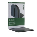 BNT Bokstöd med Gummifötter Svart - 2 Pack 15x11x10 cm