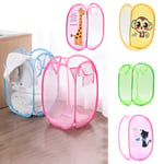 Laundry Basket Cartoon Sorting Folding Clothes Home Stor F