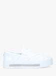Carvela Jeo Quilted Flatform Slip On Trainers White 7 female Upper: synthetic, Sole: Lining: synthetic