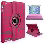 Fodral med roterande stöd till iPad 10.2" (2019/2020/2021) 7th, 8th och 9th Gen. (Pink)