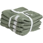 Gant Home Premium Håndklær 30x30 cm 4-pk, Agave Green Organisk bomull