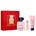 Armani Giorgio My Way Gift Set for Women 90ml EDP + 15ml mini 75ml Body Lotion