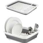 Foldable Dish Rack Plates Drying Kitchen Storage Bowl Holde One Size