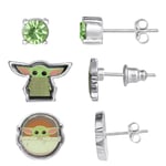 Disney Star Wars Mandalorian Baby Yoda Stud Earring Set of 3 female