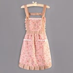 Köksförkläden Prinsessa Förkläde ROSA VANLIG FICKA VANLIG pink ordinary pocket-ordinary pocket