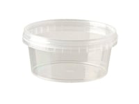 Plastmugg 180Ml Ø92 Mm Rund Pp Klar - (38 Påsar X 200 St./Lådan)