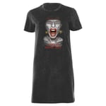 American Horror Story Fear Has A Face Women's T-Shirt Dress - Black Acid Wash - XXL - Black Acid Wash