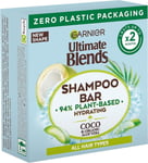 Garnier Ultimate Blends Coconut Hydrating Shampoo Bar with Aloe Vera for Normal