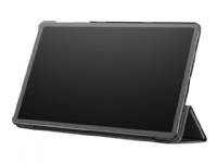 eSTUFF Folio Cover - Skärmskydd för surfplatta - eco-läder - svart - 10.5 - för Samsung Galaxy Tab S5e (10.5 tum)