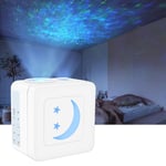 LED Projector Night Light, Ocean Wave Starry Projector Lamp, Three Projection Lens, Timer Setting, Voice Control, Two Charging Modes, Light Motion Speed Settings, for Kids, Adults, Bedroom, Party