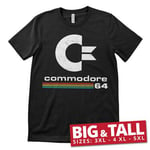 Commodore 64 Washed Logo Big & Tall T-Shirt, T-Shirt