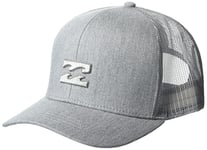 Billabong Men's Trucker Hat, Adjustable, Mesh Back, for All Day Baseball Cap, Grey Heather, One Size