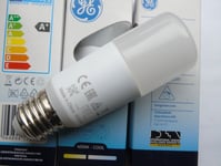 3 x GE E27 BrightStik 240v LED Frosted Tube Bulb 9w 4000k 850lm 38mmx115.5mm