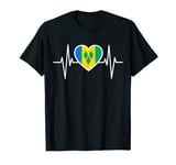 My Heart beat for Saint Vincent and the Grenadines Heartbeat T-Shirt