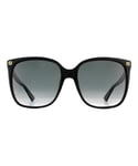 Gucci Square Womens Black Grey Gradient Sunglasses by - One Size