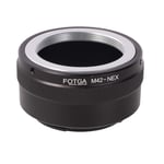 FOTGA Adapter Ring for M42 Lens for Sony E-Mount Mirrorless Camera A7 A7S A7R A7II A7SII A7RII III IV A9 A9II A7C A6600 A6500 A6400 A6300 A6100 A6000 A5100 A5000 A3500 NEX-7/6/5C/3 FS700 VG30 VG900