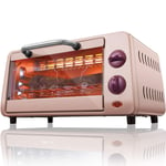 GJJSZ Household 10L Electric Oven,800W Multifunctional Baking Small Cake Oven,Adjustable 30-Minute Timer,1200W,Kitchen Breakfast Machine Toaster