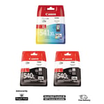 Genuine Canon PG-540XL CL-541XL Combo CMYK Ink Cartridges For Pixma MX375 MG3155