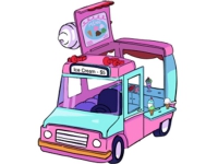 Adopt Me Feature Vehicle - Ice Cream Truck