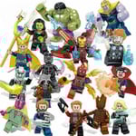 16 st Marvel Avengers Super Hero Comic Mini Figurer Dc Minifig färgglad one size färgglad one size