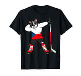 Dabbing French Bulldog Czech Republic Ice Hockey Fans Jersey T-Shirt
