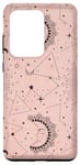 Coque pour Galaxy S20 Ultra Astrology Mandala Sun And Stars Celestial Aesthetic Pink