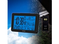 Denver WS-530BLACK, Svart, Inomhushygrometer, Inomhustermometer, Utomhushygrometer, Utomhustermometer, 20 - 90%, 0 - 50 ° C, Batteri, 159 mm