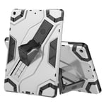 iPad 10.2 (2019) shield style shockproof case - Silver