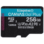 Kingston Canvas Go! Plus - Flash-minneskort - 256 GB - A2 /