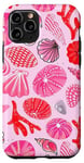 Coque pour iPhone 11 Pro Coquillages roses - Récif de corail - Pour la plage - Petite-fille