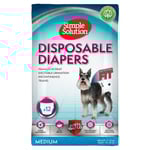 Simple Solution Disposable Hundblöjor 12-pack (M)