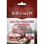 MultiDepot Browin 410010 Salpêtre de Potassium pour la Salaison de la Viande 20g | pour Conserver la Viande et Faire du Jambon Maison | pour 6 kg de Viande