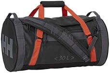 Helly Hansen Hh Duffel Bag 2 30L Sac de sport Ebony/ Cherry Tomato FR: Taille Unique (Taille Fabricant: 30L)