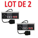 2 X Manette NES contrôleur pour Console Nintendo Nes (pas Nes classic)