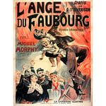 Artery8 Roy Michel Morphy Novel Angel Of Faubourg Advert Premium Wall Art Canvas Print 18X24 Inch