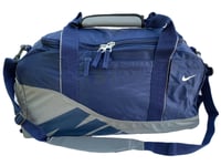 New Vintage NIKE TEAM TRAINING Medium Sports HOLDALL DUFFEL Bag BA1380 Dark Blue
