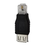 USB hona RJ11 4PIN nätverksadapter konverterare telefonjack för AF 6P2C kontakt