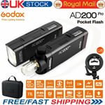 Godox AD200Pro Outdoor Pocket Flash TTL 2.4G Li-ion Battery With S-type Bracket