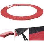 Coussin de Protection pour Trampoline de Remplacement Trampoline Couverture Rembourrage Anti-déchirure 183 cm Rouge - Rouge - Arebos