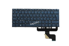 New UK Blue Backlit Keyboard for HP Elite Dragonfly G2 Max L57278-031 L74116-031