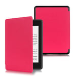 KOMI PU Leather Protective Case compatible with Kindle Paperwhite 4 E-Reader (10th Generation, 2018 Version), Ebook Protection Cover(rose)
