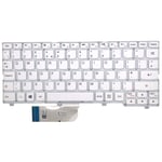 Laptop Keyboard White For Lenovo Ideapad 100S-11IBY UK Layout Without Frame