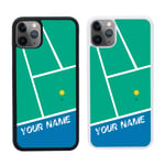 iChoose Bitz Designer Tennis Personalised Apple iPhone 8 Rubber Case Compatible Cover