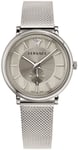 Versace VBQ060017 V Circle Sølvfarvet/Stål Ø42 mm
