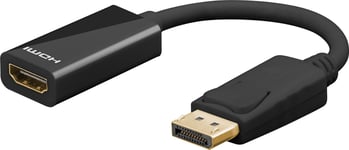 Adapter DisplayPort 1.2 till HDMI 1.4 (4K@30Hz)