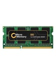 CoreParts Memory - DDR3 - 2 GB - SO-DIMM 204-pin - unbuffered