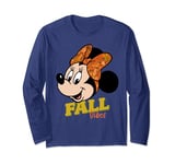 Disney Minnie Mouse Fall Vibes Autumn Leaves Long Sleeve T-Shirt