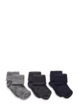 Wool Rib Baby Socks - 3-Pack Sockor Strumpor Multi/patterned Mp Denmark
