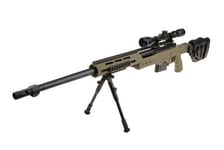 Well 4411D Spring Sniper Rifle with RIS, Scope And Bipod OD