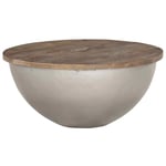 vidaXL Bowl Shaped Coffee Table 脴60 cm   Wood GFL